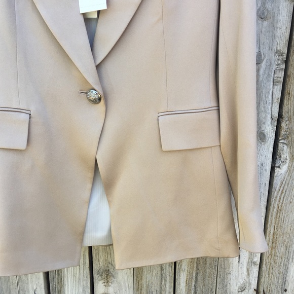 NWT Veronica Beard Long And Lean Dickey Jacket Sand 0 - Picture 7 of 16